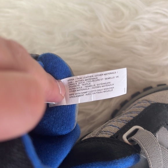 Gap Gray/Blue/Black Slip on Toddler Boys Sneakers Size 9 - Picture 10 of 14